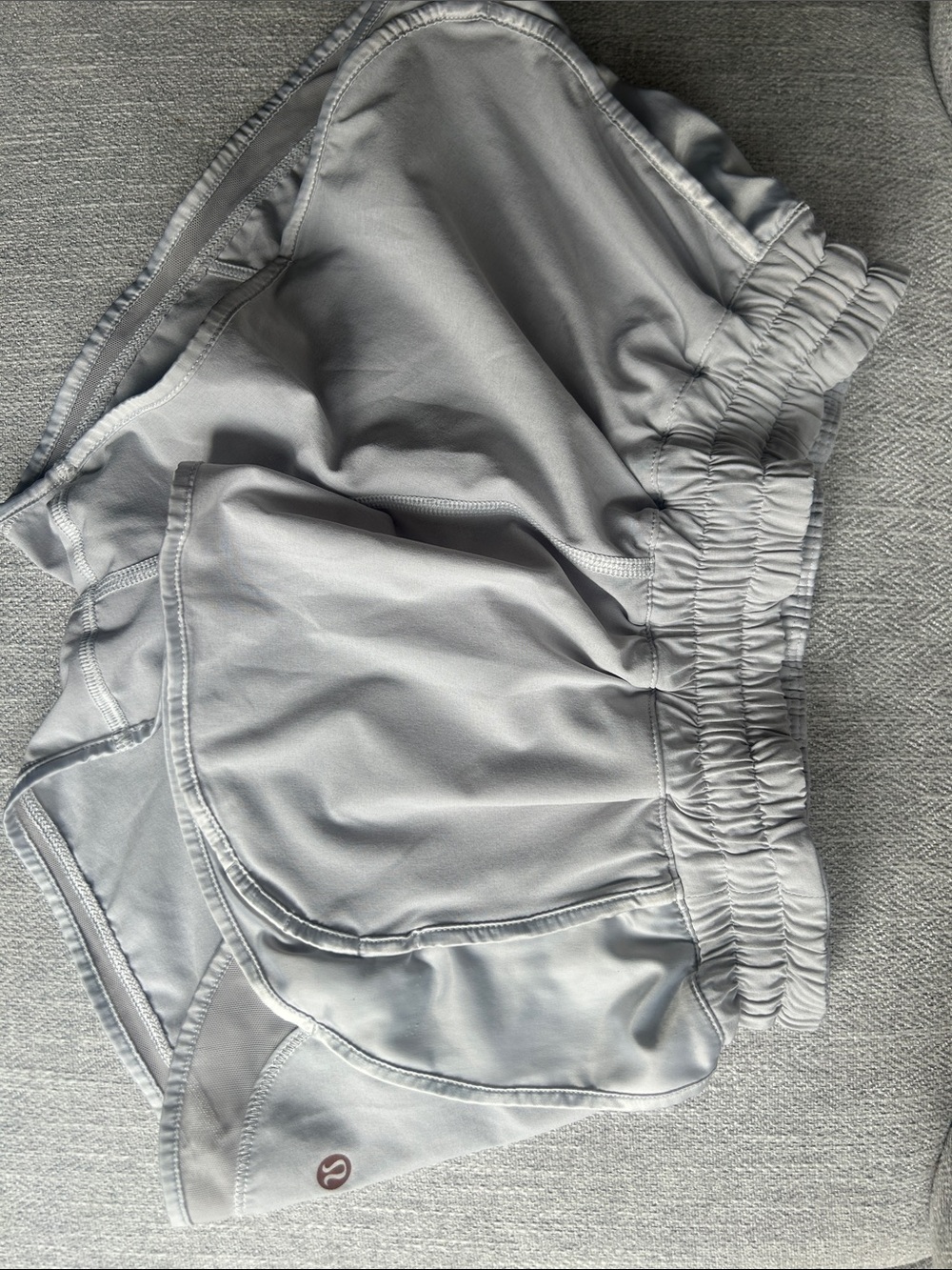 lululemon athletica Light Gray Women’s Athletic Shorts